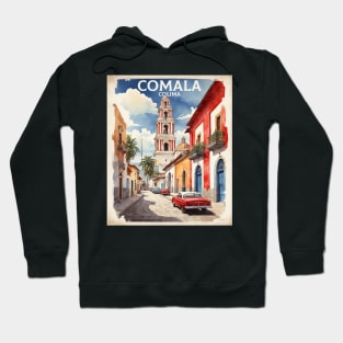 Comala Colima Mexico Vintage Tourism Travel Hoodie